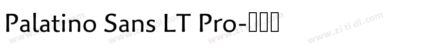 Palatino Sans LT Pro字体转换